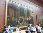 Louvre französische Gemälde Großformat die Krönung von Napoleon.